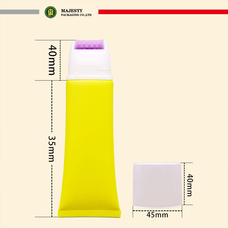 Emballage de Tube cosmétique en plastique de Tube d'applicateur de rouleau de Massage de corps de 30ml 50ml 60ml avec la Lotion de crème et l'emballage de Tube