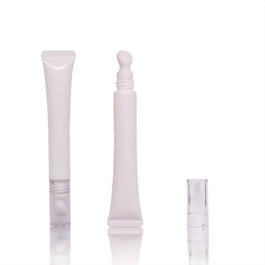 Emballage de tube en plastique cosmétique Céramique ou applicateur en alliage de zinc Tube de compression mous