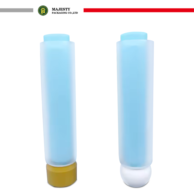 Récipient en plastique souple à Double chambre pour Lotion et crème pour les yeux, Double Tube de 50 à 100ml, avec sérigraphie, pour usage cosmétique