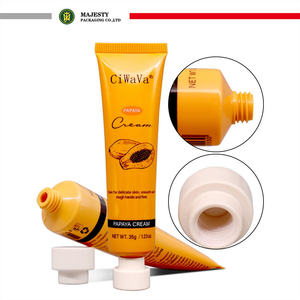 Tube de crème pour le visage et les mains, capuchon en céramique, emballage en plastique avec sérigraphie, Tube d'emballage cosmétique, nouvel arrivage