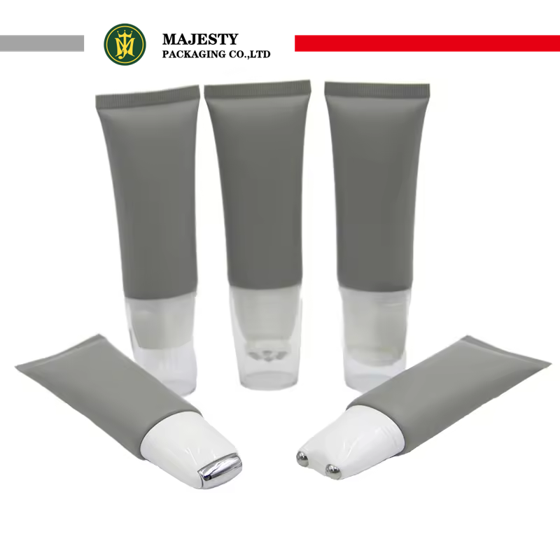 Tube applicateur multifonction en alliage de Zinc, prix d'usine, Tube applicateur de crème pour les yeux, Massage, emballage de cosmétiques, Tubes en plastique