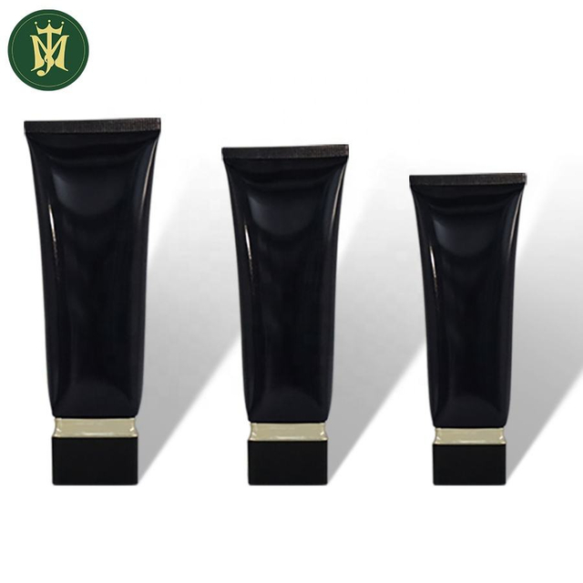 Tube vide en plastique à bouchon carré, Tube rond pour protection solaire, Lotion pour le corps, fond de teint, emballage en plastique pour cosmétiques et soins de la peau, 15ml – 70ml