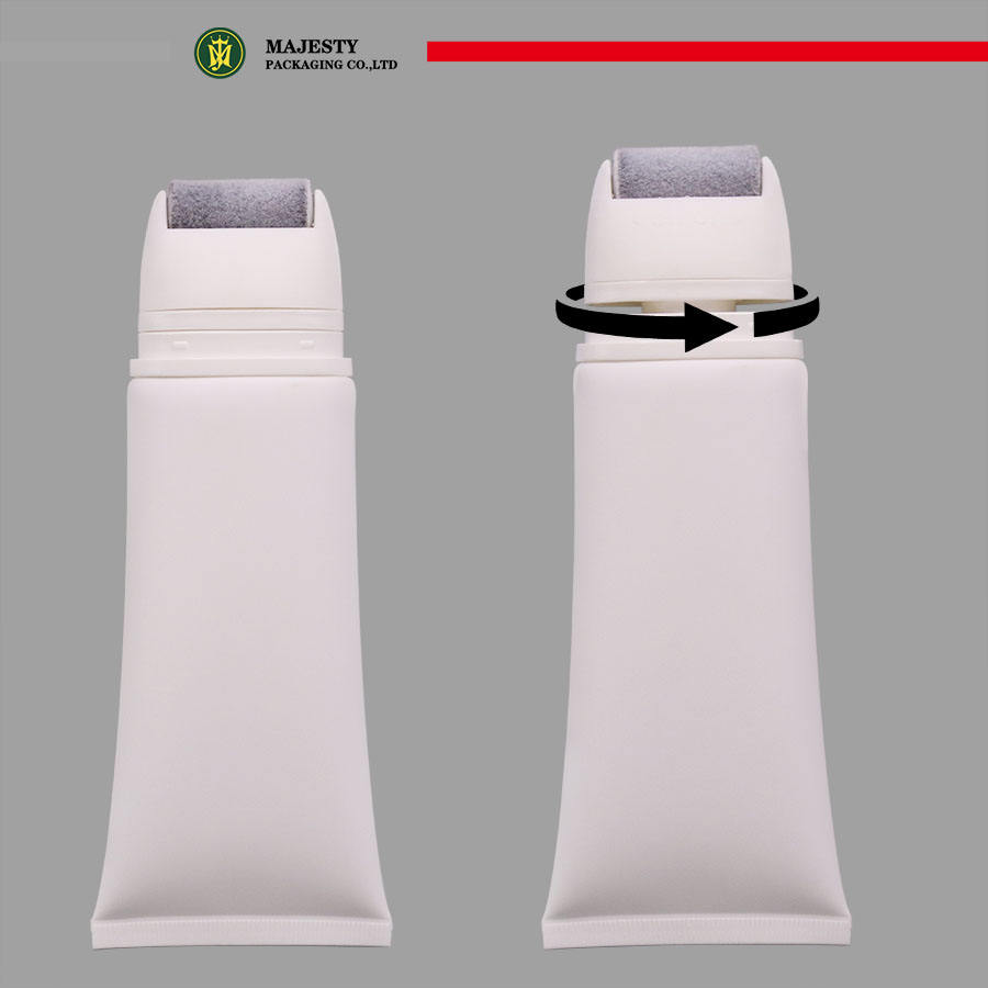 Tube cosmétique pour lotion corporelle, crème de Massage corporel et applicateur à rouleau, Tube d'emballage en plastique vide
