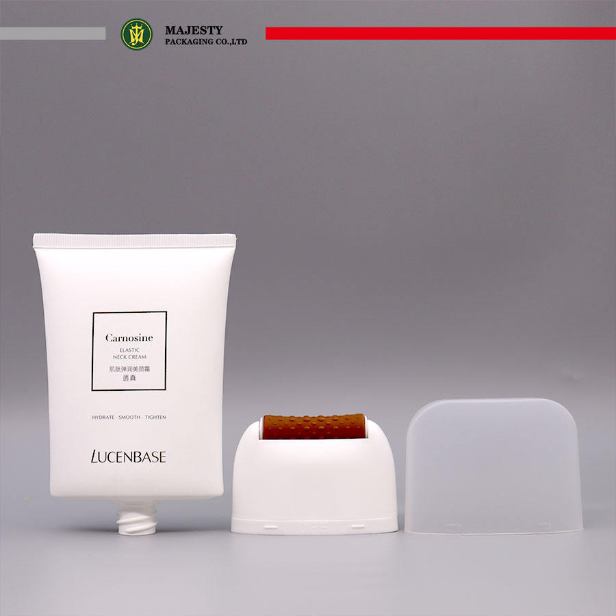 Tube PE en plastique vide personnalisé pour crème pour le cou, barre à rouleaux en Silicone, Massage à usage cosmétique avec impression Offset