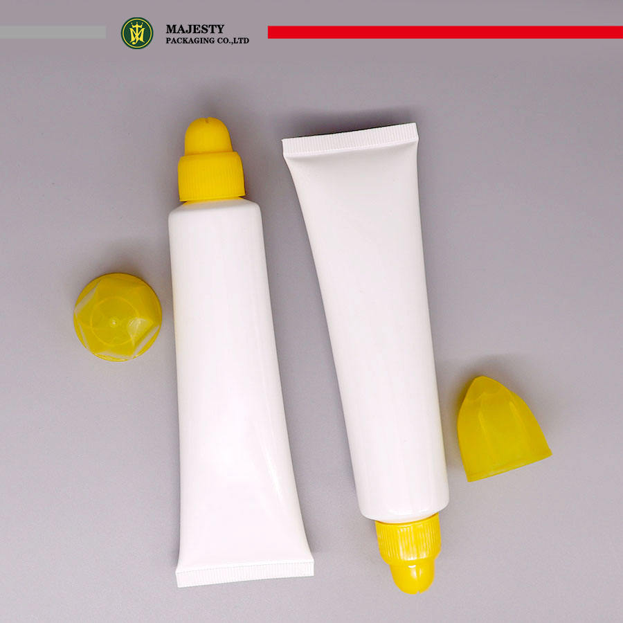 Tube cosmétique en plastique écologique durable, emballage en forme de fleur, capuchon torsadé pour crème solaire pour les mains, conception et forme uniques