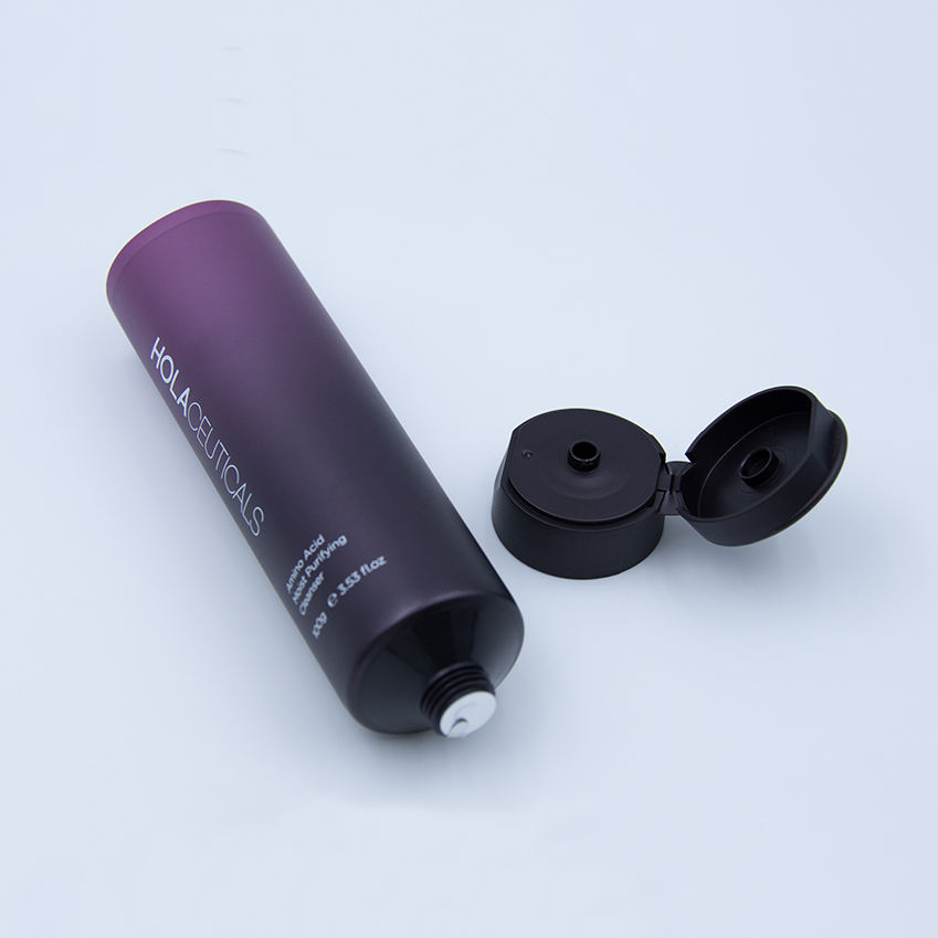 Tubes d'emballage cosmétique en plastique mat de haute qualité, personnalisés de 100ml, pour lotion corporelle, masque de protection solaire, Tube rond de lavage du visage