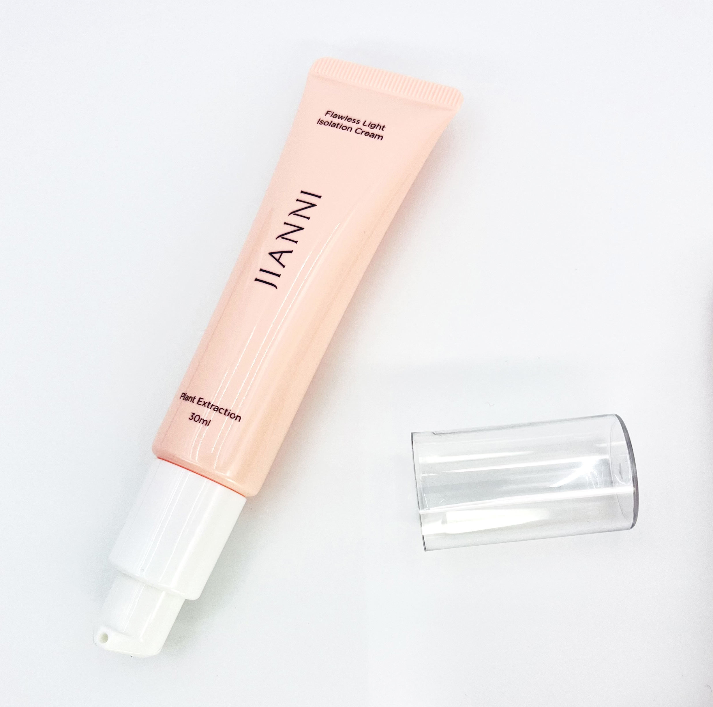 Emballage de pompe sans air vide personnalisé, Tube à presser cosmétique pour visage, fond de teint BB CC, crème liquide et crème solaire, Tube d'huile essentielle