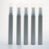 Tubes de brillant à lèvres Orange avec Logo personnalisé de 10ml, cosmétiques vides en plastique avec applicateur de brosse floquée pour le maquillage du visage et du masque