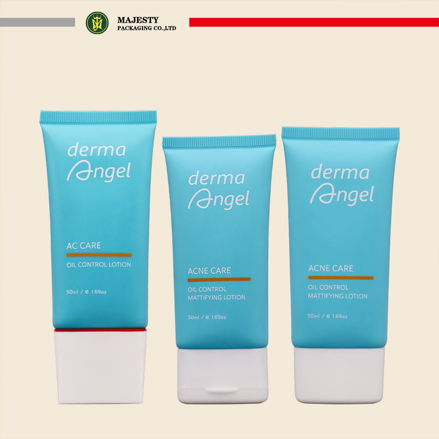 Tube cosmétique en plastique, Lotion de soins pour la peau, crème pour le visage, protection solaire, Tube de Lotion pour le corps, emballage cosmétique en plastique, 45ml, 50ml, 100ml