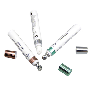 Tube PE en alliage de Zinc, applicateur, Essence, crème, lèvres, yeux, shampooing, masque nettoyant, Tube en plastique, outil de Massage en céramique