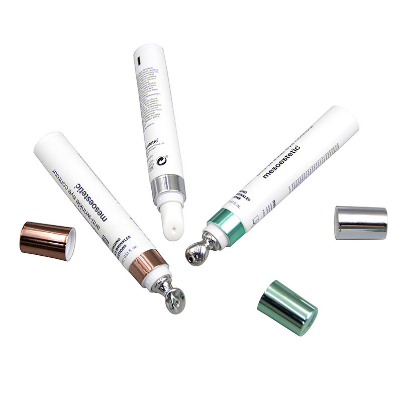 Tube PE en alliage de Zinc, applicateur, Essence, crème, lèvres, yeux, shampooing, masque nettoyant, Tube en plastique, outil de Massage en céramique