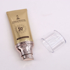Tube laminé OEM haute brillance 50ml ABL/PBL, pompe sans air ovale plate, sérigraphie, crème pour le visage BB, emballage de Tube de Base de maquillage