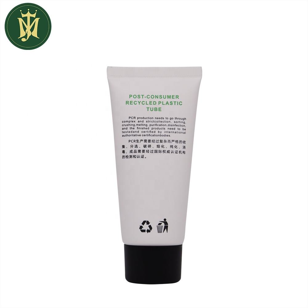 Emballage de crème et de lotion de main de protection solaire de tubes en plastique biodégradables qui respecte l'environnement