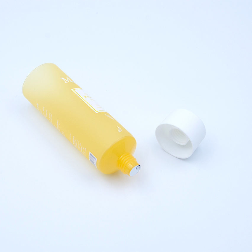 Tube à presser cosmétique Transparent personnalisable, emballage de fabrication de crème pour les mains, crème pour le visage, crème solaire pour les yeux, conteneur