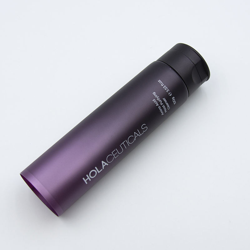 Tube cosmétique en plastique d'usine pour lotion crème pour les mains nettoyant pour le visage crème solaire avec emballage supérieur rabattable