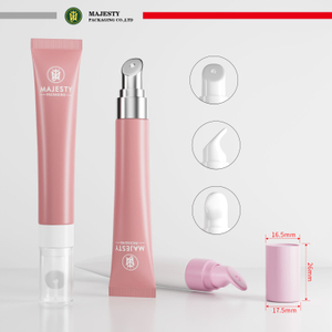 Tube de crème cosmétique pour les yeux, personnalisé, en céramique et en alliage de Zinc, emballage de tuyau, Tubes en plastique à usage cosmétique, 10ml, 15ml, 20ml