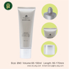 Tubes en plastique à presser souple personnalisés, emballage PE vide, nettoyant pour le visage, soins de la peau, protection solaire, vente en gros, 60ml, 100ml, 120ml