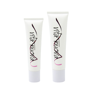 Tube en plastique cosmétique mat de logo personnalisé pour la crème solaire pour le visage, soins de la peau, emballage de lotion pour le corps, tube de crème pour les mains avec bouchon à vis