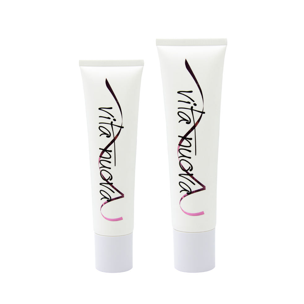 Tube en plastique cosmétique mat de logo personnalisé pour la crème solaire pour le visage, soins de la peau, emballage de lotion pour le corps, tube de crème pour les mains avec bouchon à vis