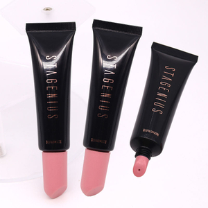 Récipient à presser en plastique PE OEM 15ml-30ml, pour brillant à lèvres, rouge à lèvres, baume à lèvres, gommage et huile pour lèvres, Tube d'emballage de soins