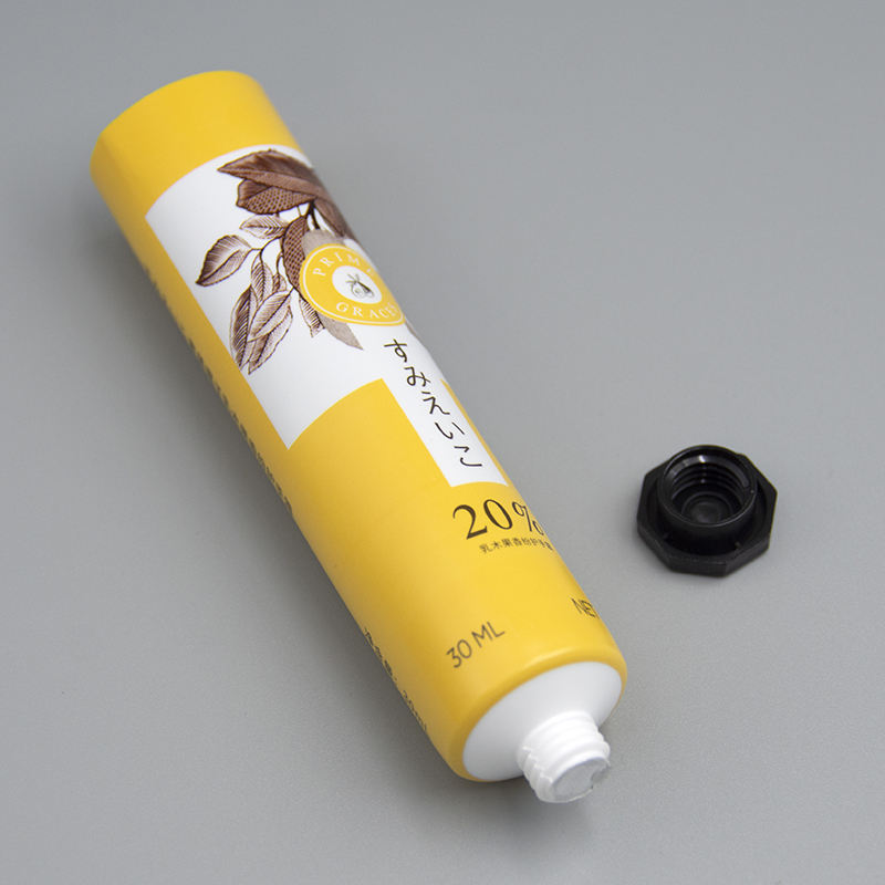 Tubes personnalisés en papier d'aluminium de 20 à 100g, pour crème pour les mains, emballage cosmétique doux pour protection solaire, nettoyant pour le visage