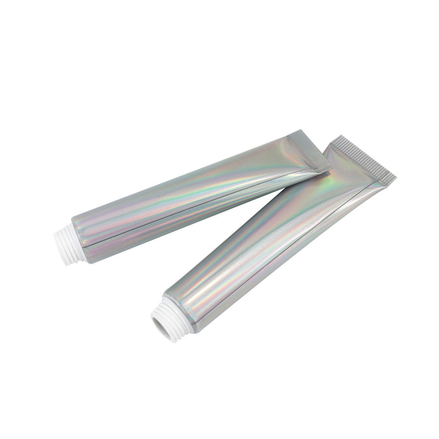 Laser argent 20g ABL Tube souple 20ml récipient cosmétique vide aluminium polyfeuille applicateur de crème pour les yeux Tubes cosmétiques en plastique