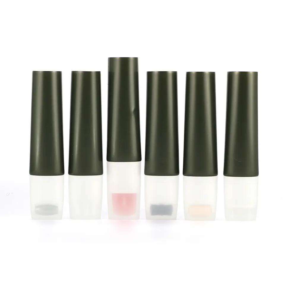 Tubes de crème cosmétique à fonction spéciale, avec brosse de Massage en Gel de silicone, pour emballage de masque facial, crème pour les yeux