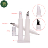 Tube en céramique de crème pour les yeux cométique personnalisé de 10 ml 15 ml 20 ml avec tête en alliage de zinc emballage en plastique vide pour usage cosmétique