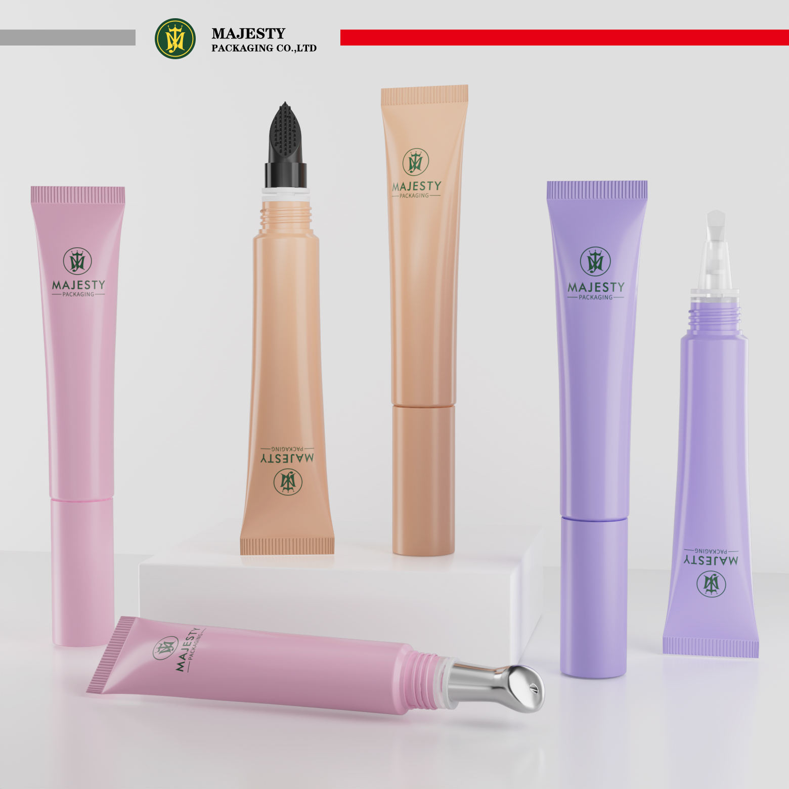 OEM 5ML-20ML tuyau cosmétique applicateur de vernis à ongles tête de brosse emballage de Tube en plastique vide