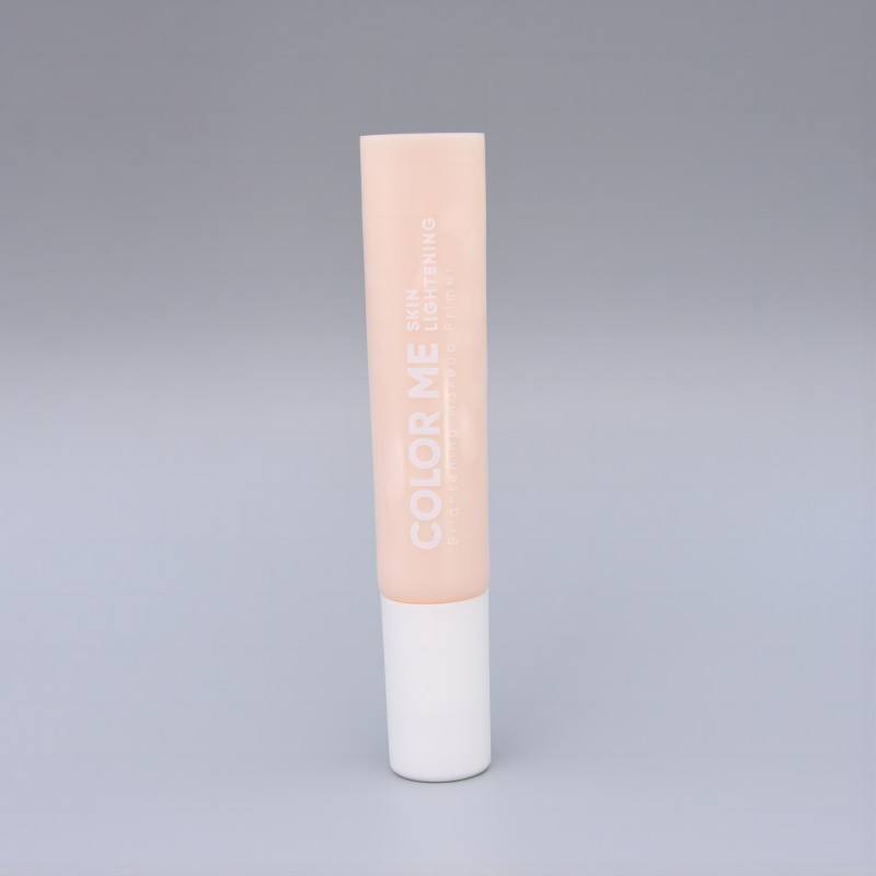 Tube en plastique vide transparent OEM 20g pour fond de teint BB&CC crème rouge à lèvres et crème solaire avec pompe à lotion fabricant de tubes cosmétiques
