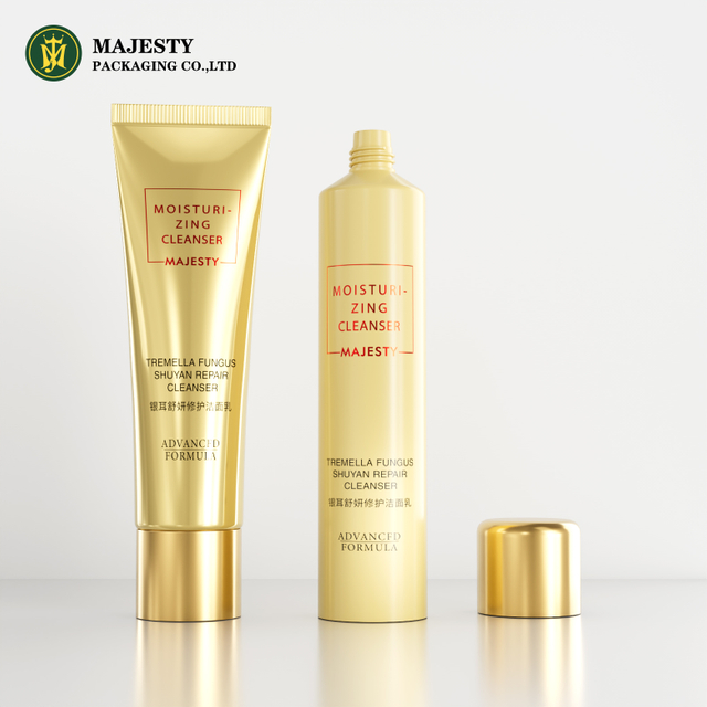 Plastique Cosmetic Face Nettoyer Face Wash Hand Crème Tube avec capuchon en acrylique