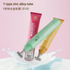 Tube de crème pour les yeux en logo personnalisé avec applicateur en alliage de zinc