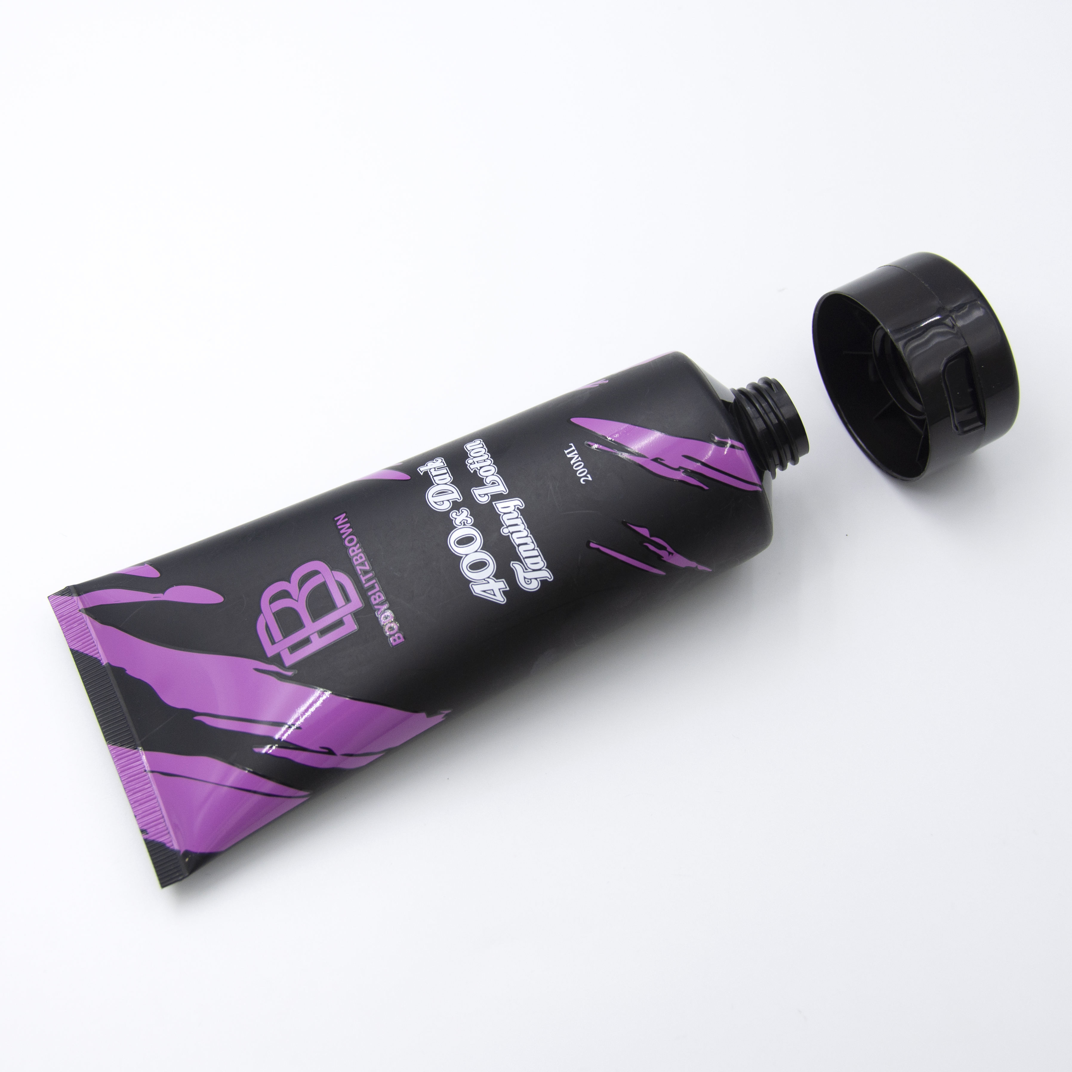 Emballage de tube cosmétique en plastique shampooing revitalisant lotion pour le corps tube rond en plastique PE emballage de tube en plastique à compression douce