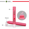 Tube cosmétique souple pour rouge à lèvres, brillant à lèvres, baume à lèvres avec applicateur en Silicone souple, emballage cosmétique en plastique, Tube en plastique de 10 à 30ml