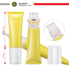 Tube de brosse de Massage à bille en acier inoxydable, 4 tubes en plastique personnalisés, soins de la peau du cuir chevelu, Tube d'emballage à presser en plastique