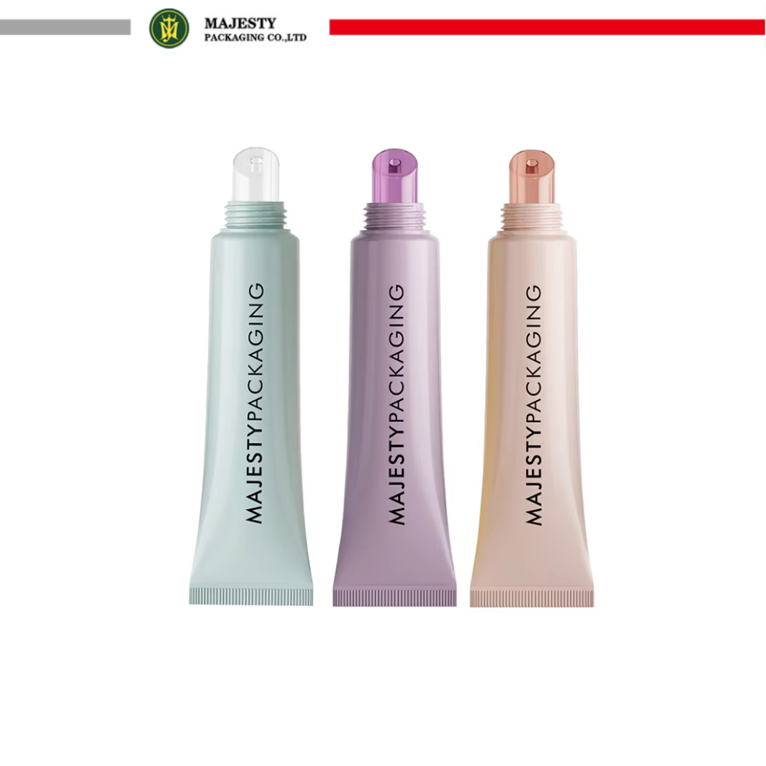 Emballage de Tube cosmétique en plastique Vibrant coloré emballage de Tube de rouge à lèvres baume à lèvres emballage de Tube de maquillage 10 ml 15 ml 30 ml
