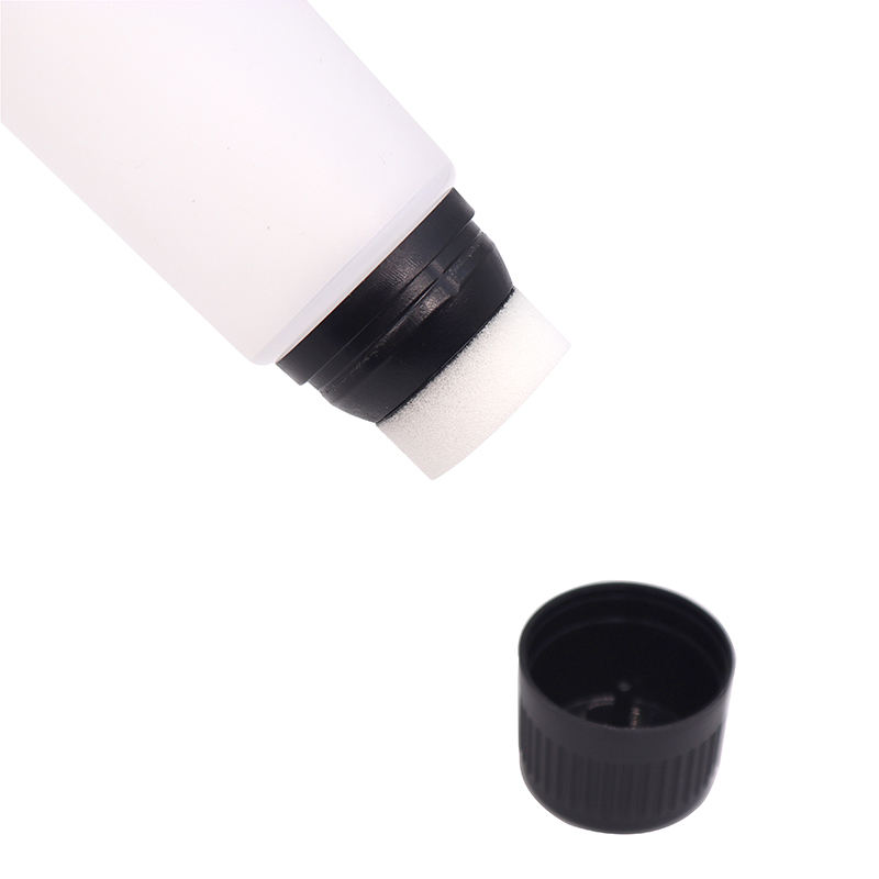 Emballage de Tube cosmétique en plastique avec interrupteur, applicateur d'éponge, nettoyant pour le visage, Tube en plastique de soins du visage, Tube de 70ml 100ml 150ml