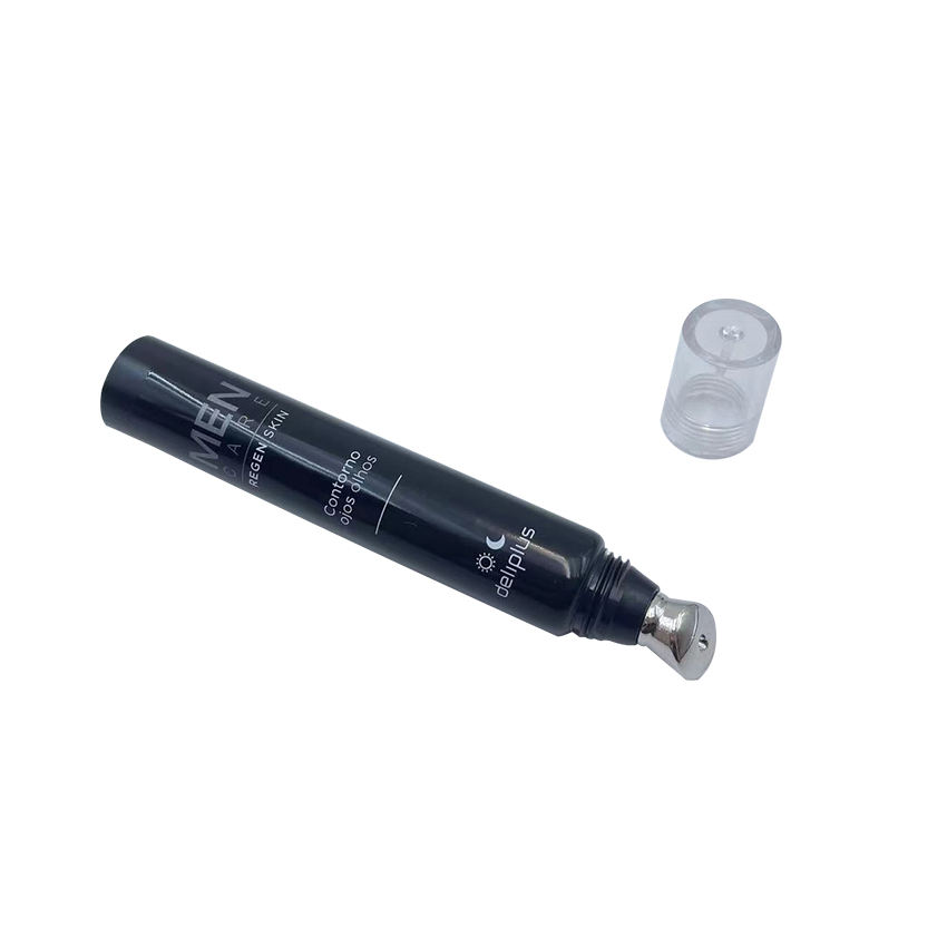 Tube cosmétique vide de Massage des yeux, avec applicateur à pointe métallique en alliage de Zinc, pour protection solaire, nettoyant, shampoing, crème pour les lèvres, sérum pour les yeux