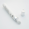 Diamètre personnalisé de 19 mm. Tube vide de crème pour les yeux, emballage supérieur en céramique de Massage en plastique avec applicateur de plaque en céramique, 10ml 15ml 20ml