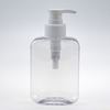 Vide 150ml 300ml luxe douche Gel pompe HDPE bouteille en plastique emballage plat carré shampooing et revitalisant bouteilles pour cheveux