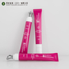 Emballage cosmétique vide personnalisé, Tube en plastique vibrant en alliage de Zinc, tête d'applicateur métallique, sérum à presser, Massage, crème pour les yeux, lèvres