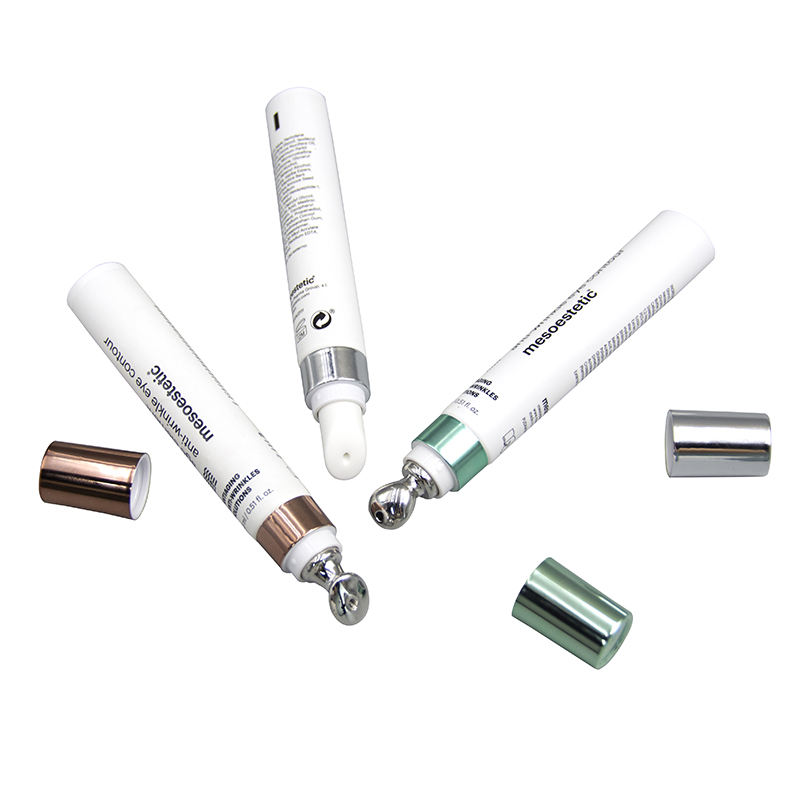 Tube PE en alliage de Zinc, applicateur, Essence, crème, lèvres, yeux, shampooing, masque nettoyant, Tube en plastique, outil de Massage en céramique