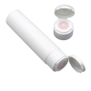Tube cosmétique en plastique d'usine pour le tube de compression de crème solaire de masque facial de crème pour les yeux avec l'emballage rabattable
