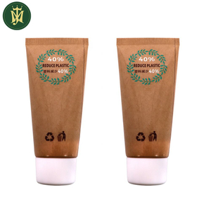 Emballage de recyclage à presser écologique Crème pour les mains de protection solaire dans un tube en plastique biodégradable Tube pressé en papier kraft