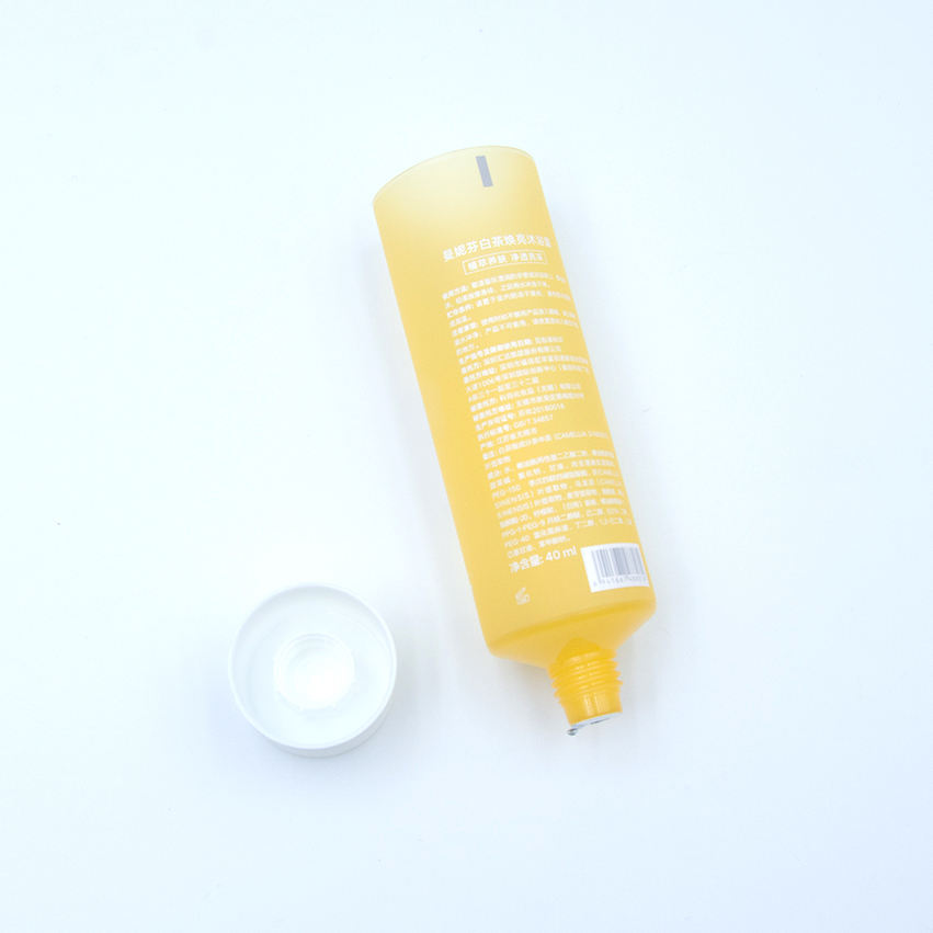 Tube à presser cosmétique Transparent personnalisable, emballage de fabrication de crème pour les mains, crème pour le visage, crème solaire pour les yeux, conteneur