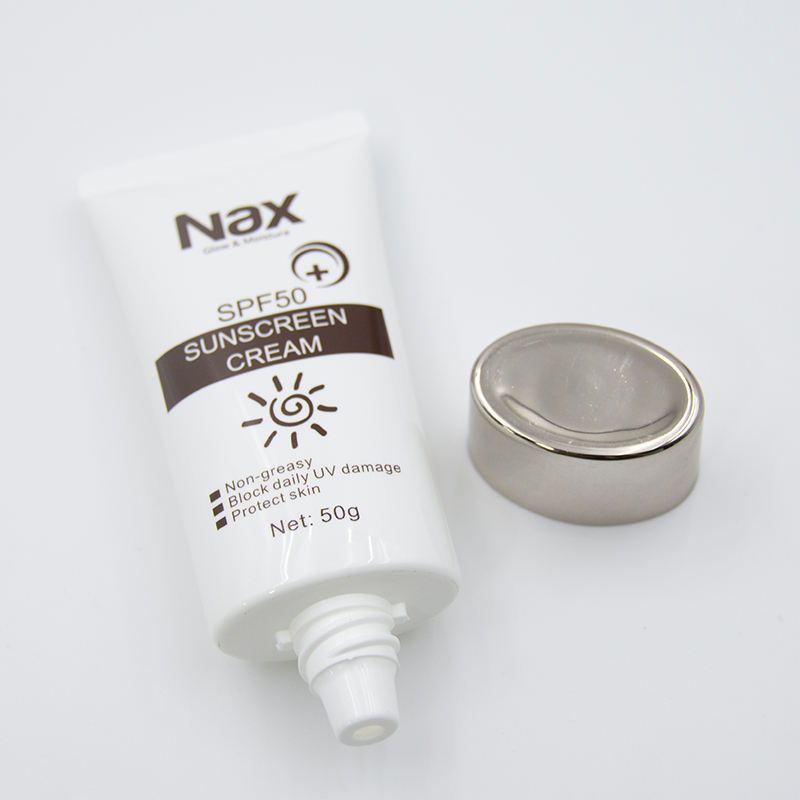 Tube à presser en plastique souple OEM avec couvercle à vis pour fond de teint crème solaire BB & CC pour crème nettoyante pour les yeux et le visage masques de soins de la peau