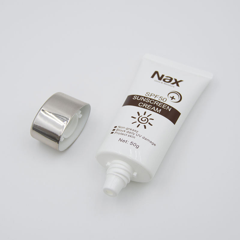 Tube à presser en plastique souple OEM avec couvercle à vis pour fond de teint crème solaire BB & CC pour crème nettoyante pour les yeux et le visage masques de soins de la peau