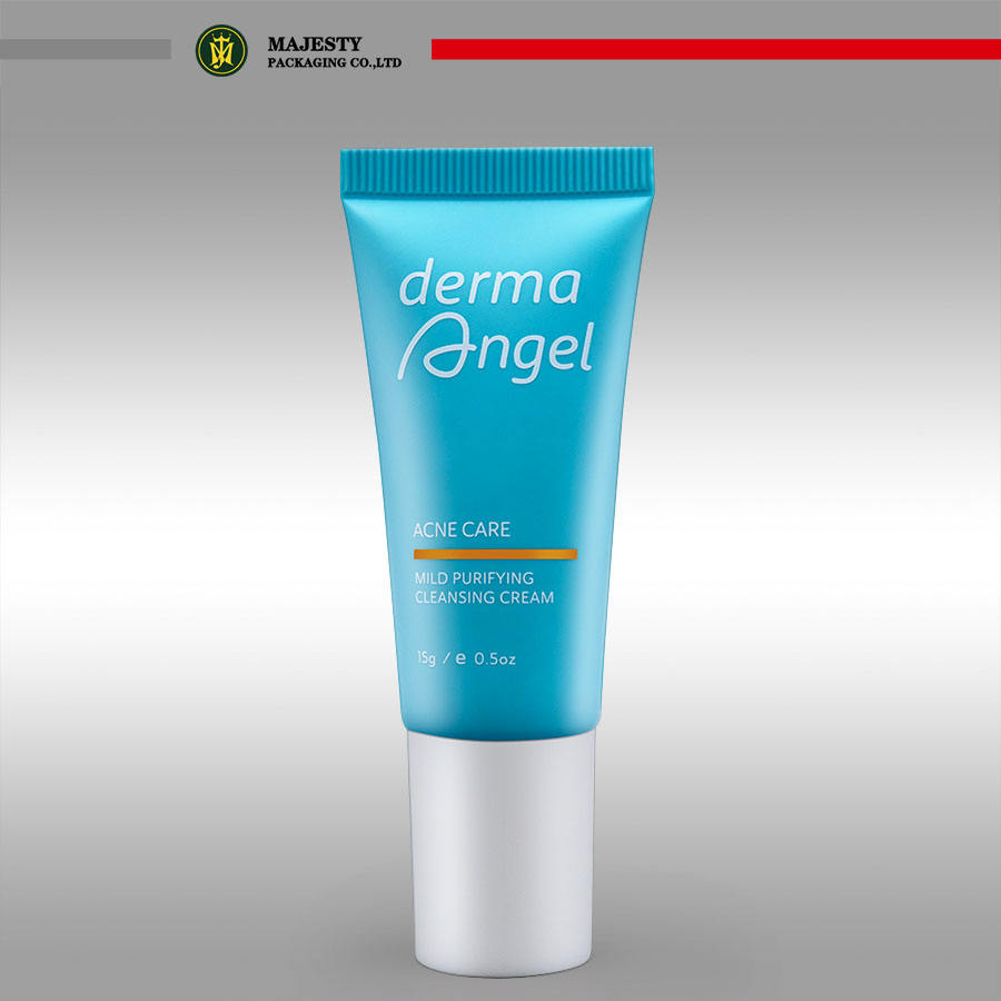 Tube en plastique personnalisé 20g-50g, Tubes de nettoyage du visage avec couvercle à vis, emballage de Tube de sérum de soins de la peau