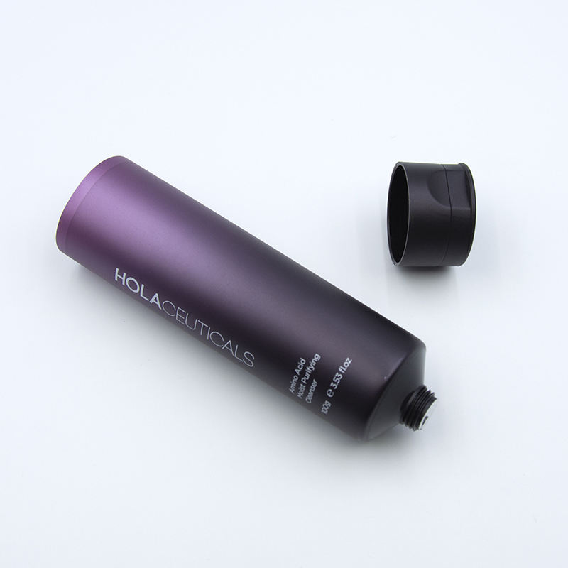 Tube cosmétique en plastique d'usine pour lotion crème pour les mains nettoyant pour le visage crème solaire avec emballage supérieur rabattable