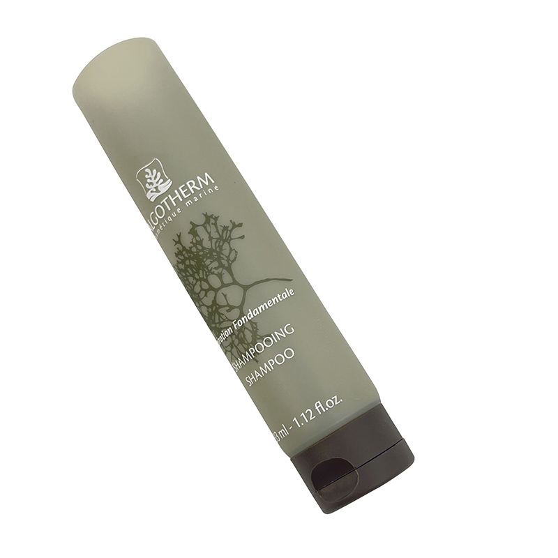 Tube à presser PE vide OEM pour crème solaire et emballage cosmétique pour le visage, finition mate avec couvercle rabattable pour shampoing et revitalisant